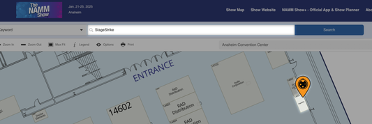 Don’t miss StageStrike at The NAMM Show 2025—where innovation takes center stage!