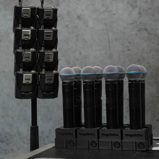 Corporate Master Kit — 8 packHolders and 8 miQbs - packHolder hung on packTotem clip