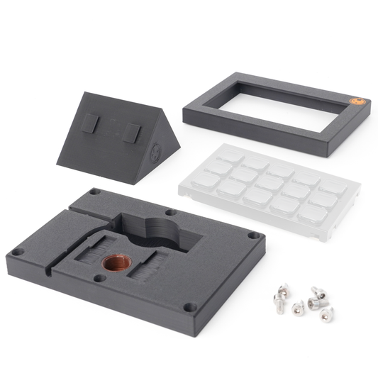 deckFrame(15) assembled — Stream Deck mic stand mount by StageStrike