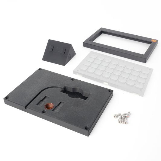 deckFrame(32) assembled — Stream Deck mic stand mount by StageStrike