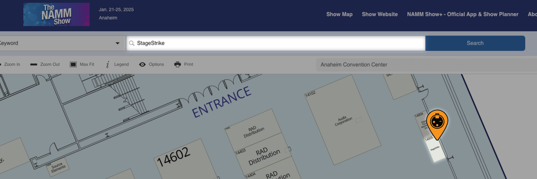 Don’t miss StageStrike at The NAMM Show 2025—where innovation takes center stage!