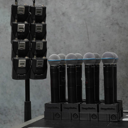 Corporate Master Kit — 8 packHolders and 8 miQbs - packHolder hung on packTotem clip