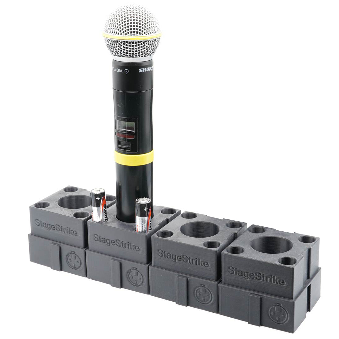 miQb(4) wireless handheld mic organizer — 4-slot pack
