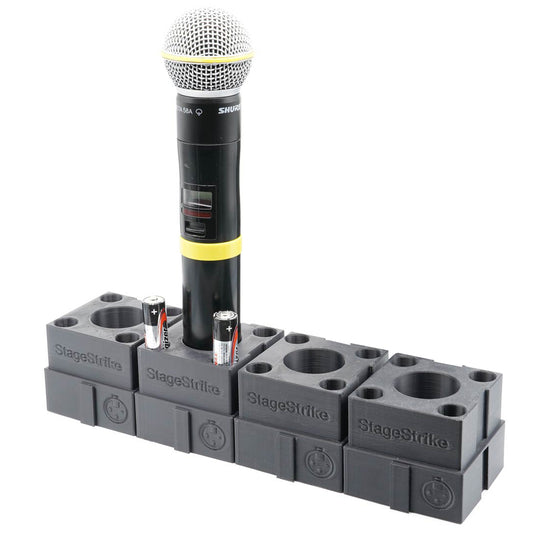 miQb(4) wireless handheld mic organizer — 4-slot pack