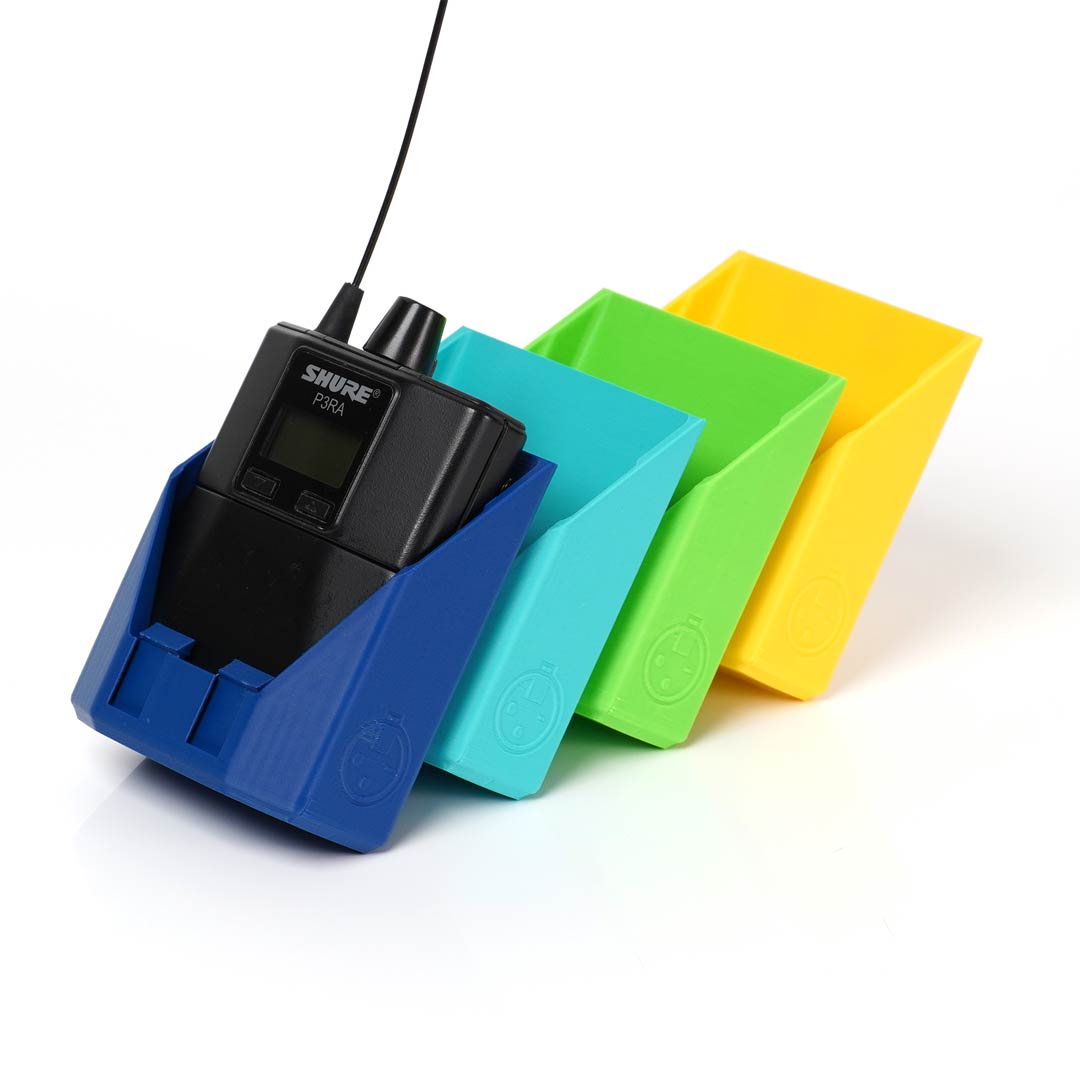 packHolder(4) full color — color-coded bodypack organization