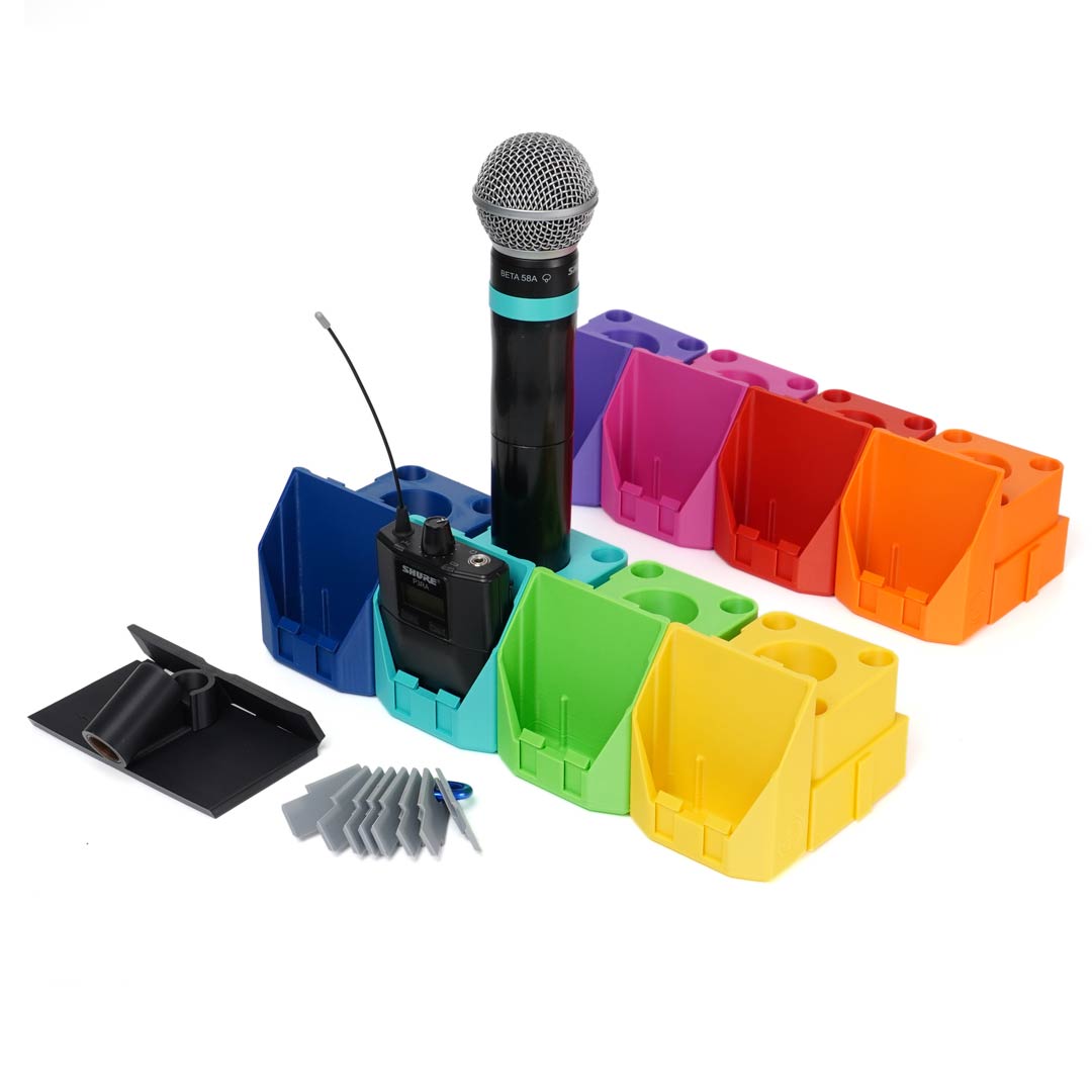 Corporate Master Kit full color — 8 packHolders and 8 miQbs