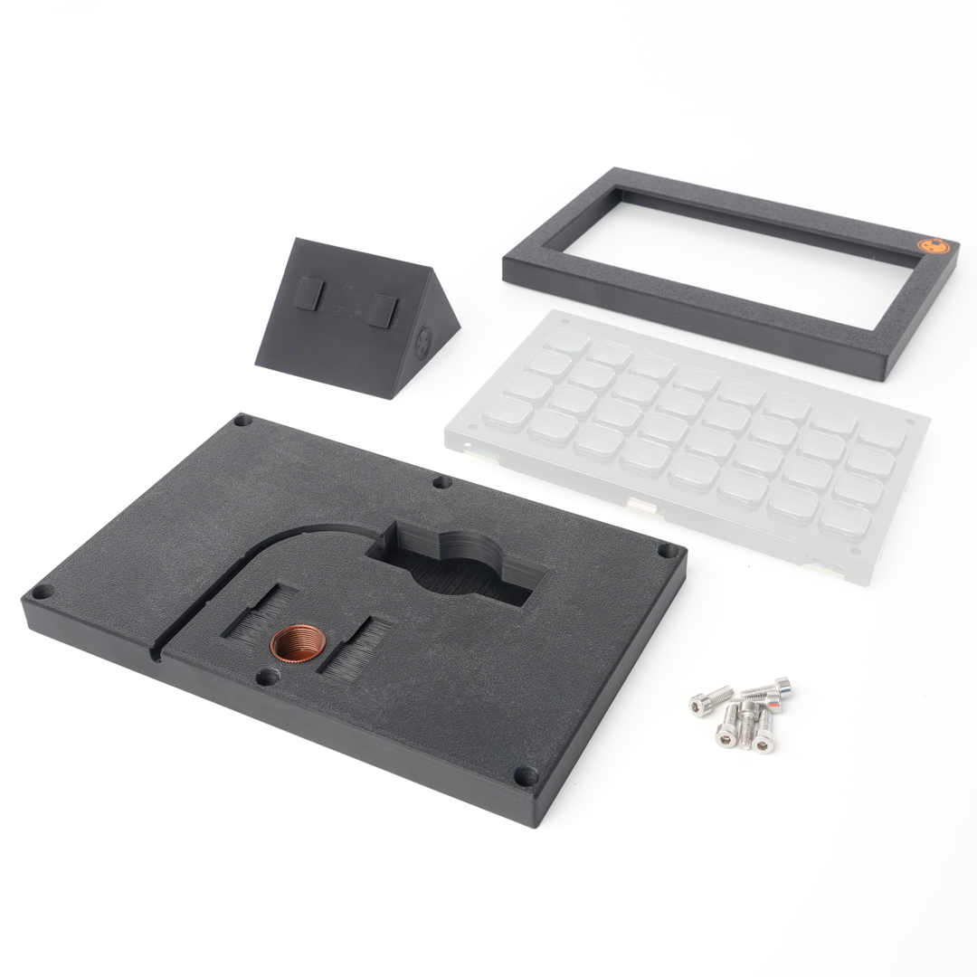 deckFrame(32) assembled — Stream Deck mic stand mount by StageStrike