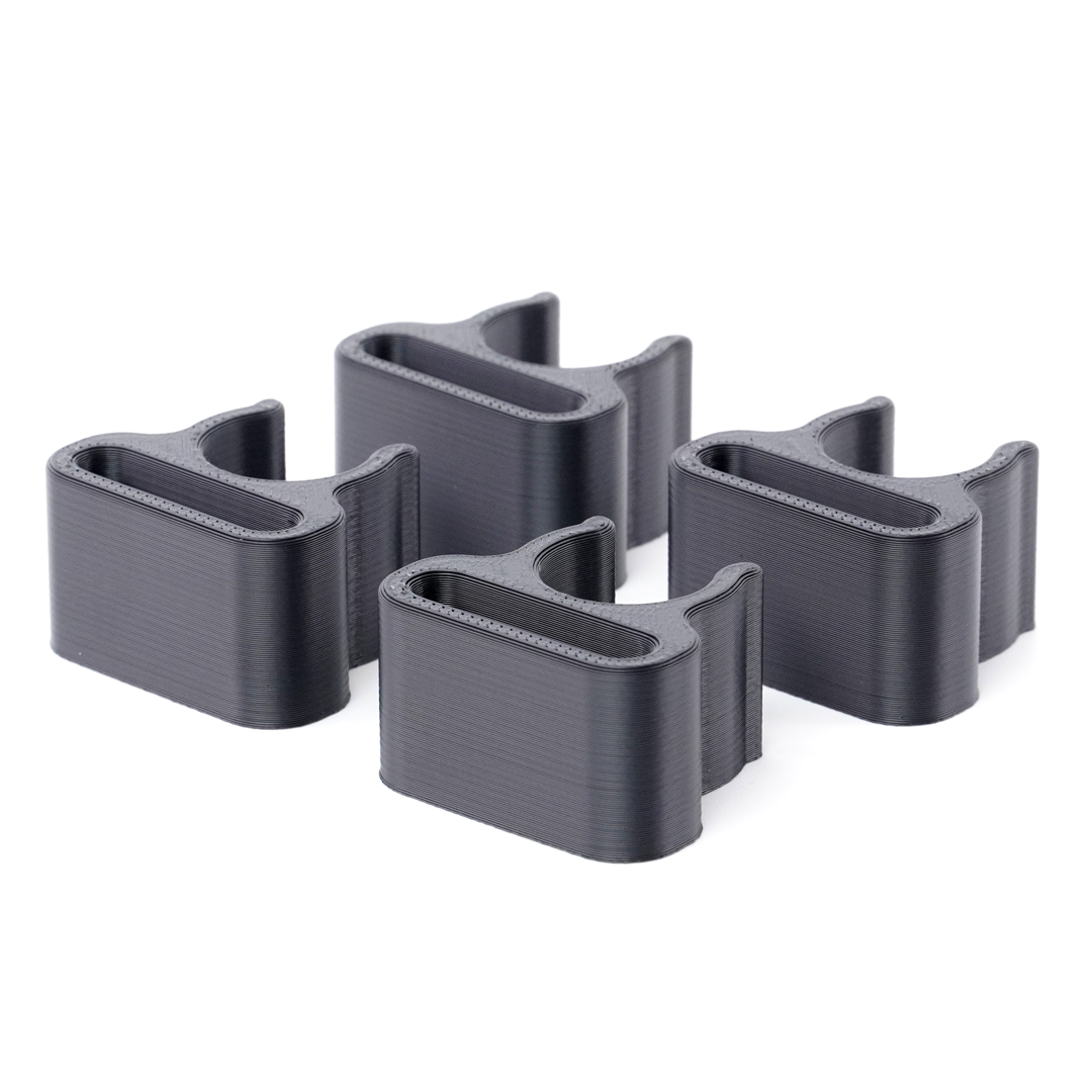 soloClip P4(4) 4-pack — Mic stand mounting clip for FZone P4 wired headphone amp - Set of 4