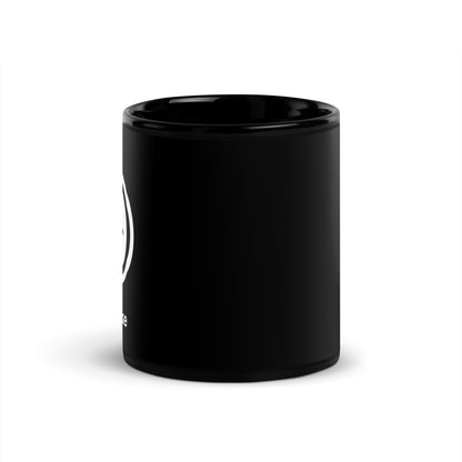 StageStrike Mug — black glossy 11oz, front view