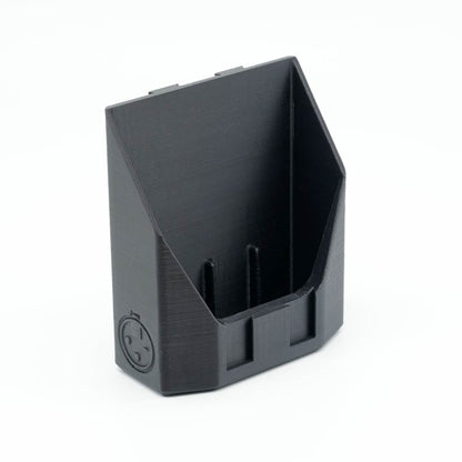 packHolder(solo) wireless bodypack organizer — isometric left view