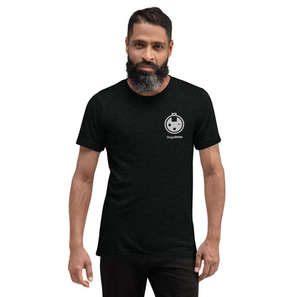 StageStrike T-Shirt — black triblend, alternate front view